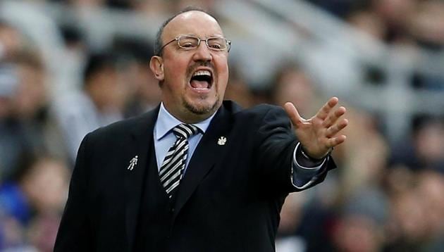 Newcastle United manager Rafael Benitez gestures (Action Images via Reuters)