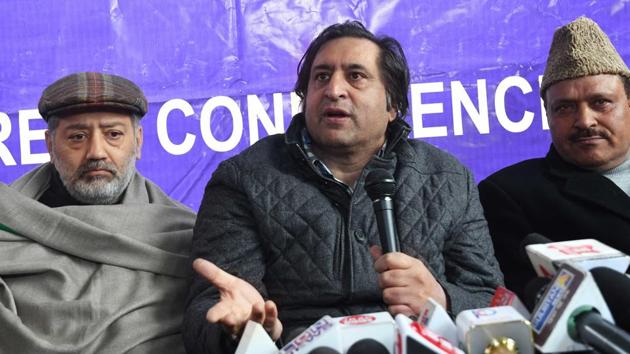 Former Congress leader and president Jammu Kashmir Bachao Tehreek Abdul Gani Vakil along with party workers joined People’s Conference in presence of its chairman Sajad Gani Lone during a press conference in Srinagar recently. (ANI) Former Congress leader and president Jammu Kashmir Bachao Tehreek Abdul Gani Vakil along with party workers joined People’s Conference in presence of its chairman Sajad Gani Lone during a press conference in Srinagar recently. (ANI)