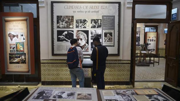 However the opening was delayed after the government decided to build the new wing, which includes a section exploring the impact independence hero Mahatma Gandhi had on cinema around the world, including on Charlie Chaplin. (Punit Paranjpe / AFP)