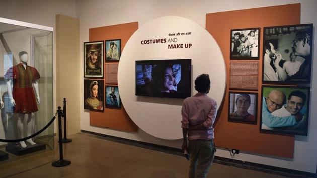“This is the first time I have seen such a huge museum about cinema,” said Maria Jones, who had travelled from her home in the state of Kerala, to visit the museum. “I’m really happy and excited to see the history of Indian cinema until now. The different cameras have been fascinating for me. The first cameras were really huge,” she told AFP. (Punit Paranjpe / AFP)
