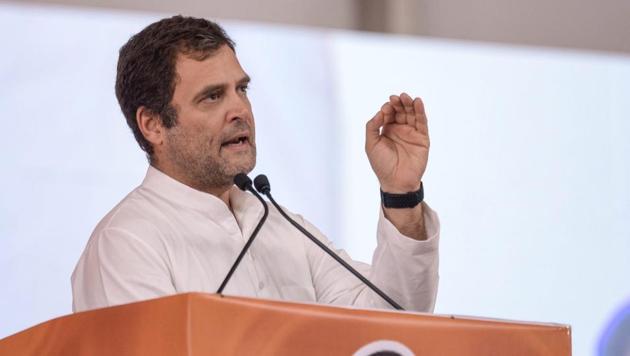 On Tuesday, Congress president Rahul Gandhi put the idea on the forefront of the political agenda by promising a minimum income guarantee to the poor.(PTI)