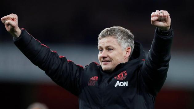 Manchester United interim manager Ole Gunnar Solskjaer celebrates after the match (Action Images via Reuters) Manchester United interim manager Ole Gunnar Solskjaer celebrates after the match (Action Images via Reuters)