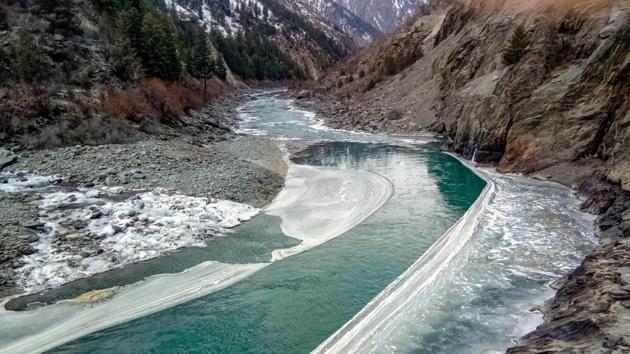 A Pakistani team today visited Jammu and Kashmir to inspect two projects over the River Chenab (File Photo)(PTI)