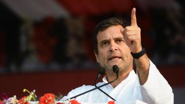 Congress chief Rahul Gandhi was initially scheduled to visit Parrikar’s residence but by the time he landed in Goa, the chief minister had left for the assembly(ANI)