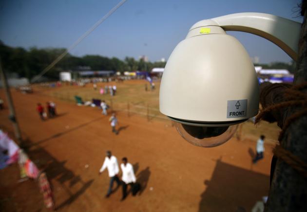 Home department officials said Larsen & Toubro, the contractor that had set up the 2016 network, will install the additional cameras as well. (Hindustan Times) Home department officials said Larsen & Toubro, the contractor that had set up the 2016 network, will install the additional cameras as well. (Hindustan Times)