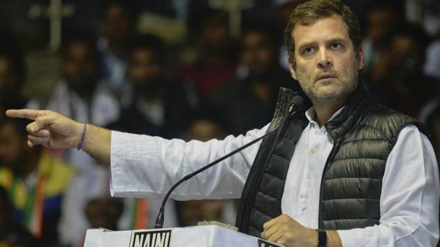 Narendra Modi can’t say anything against Manohar Parrikar and the reason is Rafale files, Rahul Gandhi said at a Congress youth programme in New Delhi.(PTI)