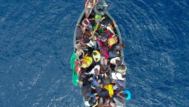 Thousands of migrants from the turbulent Horn of Africa region set off every year from Djibouti to cross the Bab al-Mandab Strait for the Arabian Peninsula with hopes of finding work in rich Gulf countries. (AFP/Picture for representation) Thousands of migrants from the turbulent Horn of Africa region set off every year from Djibouti to cross the Bab al-Mandab Strait for the Arabian Peninsula with hopes of finding work in rich Gulf countries. (AFP/Picture for representation)