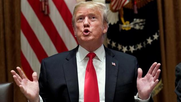 US president Donald Trump defended his policies on Syria, Iran, Afghanistan and North Korea in a string of tweets. (REUTERS) US president Donald Trump defended his policies on Syria, Iran, Afghanistan and North Korea in a string of tweets. (REUTERS)
