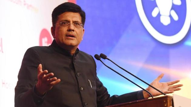 Union minister Piyush Goyal will present the Bharatiya Janata Party government’s fifth budget before the 2019 Lok Sabha polls.(Subhankar Chakraborty/ HT Photo)