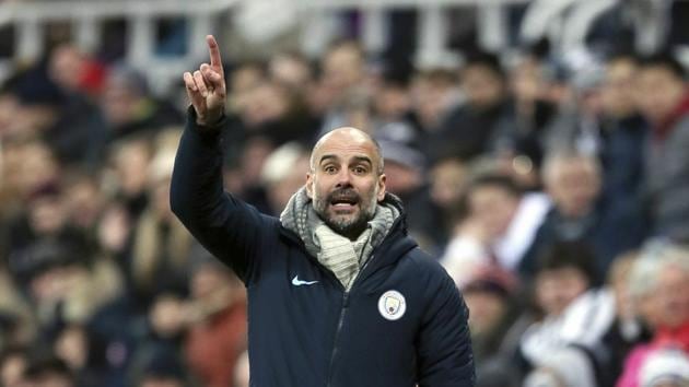 File image of Manchester City manager Pep Guardiola.(AP)