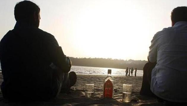 The Goa- assembly today passed a bill banning open drinking or cooking on the state’s beaches (File Photo)(HT Photo)