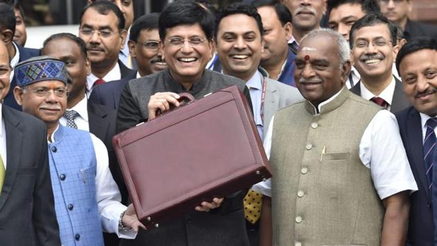 Budget 2019: Finance Minister Piyush Goyal will present the Narendra Modi government’s election-year budget today .(Ajay Aggarwal/HT Photo)