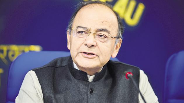 Arun Jaitley praised the interim Budget presented by Piyush Goyal on Friday and said the economic reforms by the Narendra Modi government has “unshackled the Indian economy.”(Pradeep Gaur/ Mint) Arun Jaitley praised the interim Budget presented by Piyush Goyal on Friday and said the economic reforms by the Narendra Modi government has “unshackled the Indian economy.”(Pradeep Gaur/ Mint)