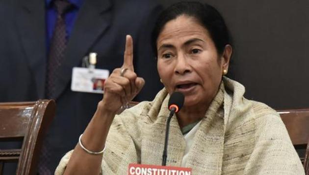 Mamata Banerjee described the interim budget for 2019-10 as a budget by a government that will be past its expiry date within a month.(Sanjeev Verma/HT PHOTO)