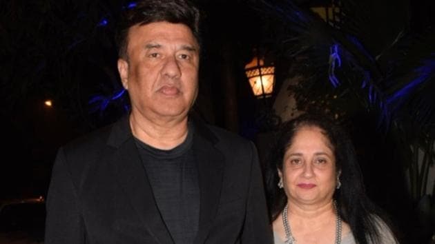 Singer Anu Malik arrives to attend the birthday celebrations of actor Sanjay Khan in Mumbai.(IANS)