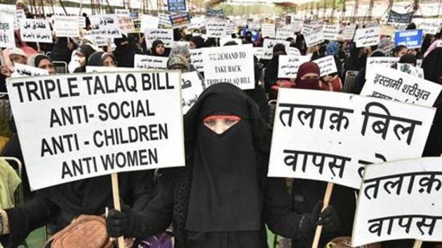 With Lok Sabha elections round the corner, the ruling Bharatiya Janata Party (BJP) may give a silent burial to the contentious triple talaq and the citizenship amendment bills, as well as the long-pending land acquisition legislation. (Raj K Raj/HT PHOTO) With Lok Sabha elections round the corner, the ruling Bharatiya Janata Party (BJP) may give a silent burial to the contentious triple talaq and the citizenship amendment bills, as well as the long-pending land acquisition legislation. (Raj K Raj/HT PHOTO)