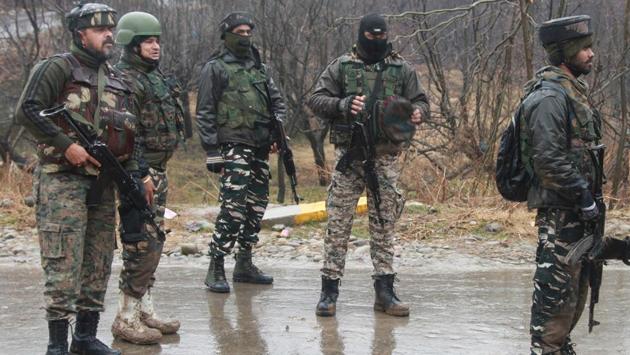 At least two militants of the Jaish-e-Mohammed (JeM) were killed in a gun battle with security forces in Jammu and Kashmir’s Pulwama on Friday, ANI reported. Mobile Internet facility has been suspended in Pulwama and Shopian districts. (ANI File)