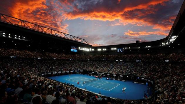 Japan’s Naomi Osaka in action during the Women’s Singles Final match against Czech Republic’s Petra Kvitova at the Australian Open in Melbourne. (Aly Song / REUTERS)