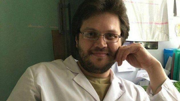 The man named by media as Boris Kondrashin was able to work as a doctor despite being sentenced to compulsory medical treatment in 2000 “after committing an especially serious crime,” investigators said.s (Gennady Simanovs/Twitter) The man named by media as Boris Kondrashin was able to work as a doctor despite being sentenced to compulsory medical treatment in 2000 “after committing an especially serious crime,” investigators said.s (Gennady Simanovs/Twitter)
