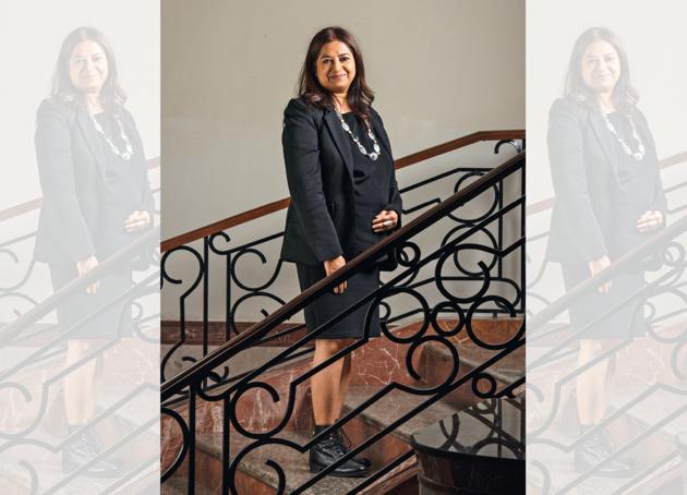 Rekha Bhardwaj had got a National Award for her song in the 2010 film Ishqiya. Jacket, Vero Moda; necklace, Aza; top, Sakshi; shoes, Aldo (Aalok soni) Rekha Bhardwaj had got a National Award for her song in the 2010 film Ishqiya. Jacket, Vero Moda; necklace, Aza; top, Sakshi; shoes, Aldo (Aalok soni)