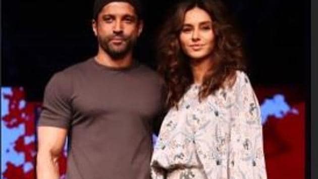 Farhan Akhtar and Shibani Dandekar first sparked dating rumours in 2018.