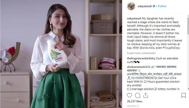 Should our Bollywood celebrities disclose if they are getting paid to endorse a product or service on Instagram?(Instagram/sakpataudi)