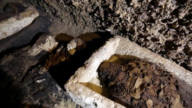 Some of the mummies were found wrapped in linen while others were placed in stone coffins or wooden sarcophagi. (Amr Abdallah Dalsh / REUTERS) Some of the mummies were found wrapped in linen while others were placed in stone coffins or wooden sarcophagi. (Amr Abdallah Dalsh / REUTERS)