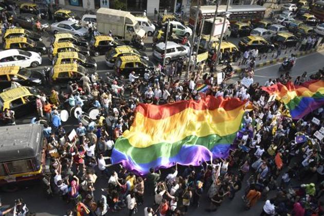 While the Pride Parade was devised as a way for those who are afraid to be in public to occupy public spaces and become unafraid of being visible, the concept of straight pride requires that social sanction be granted to the notion that the heteronormative majority’s rights to public space have somehow been curtailed(Kunal Patil/HT Photo)