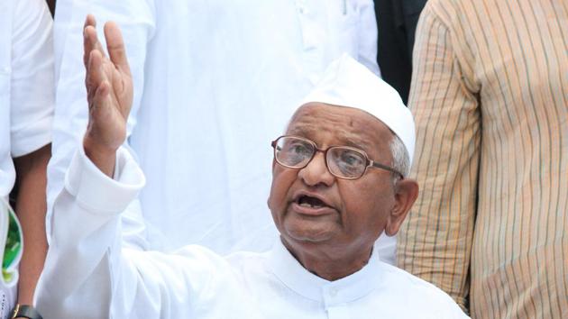 Hazare was awarded the Padma Bhushan, third-highest civilian honour , in 1992. (HT) Hazare was awarded the Padma Bhushan, third-highest civilian honour , in 1992. (HT)