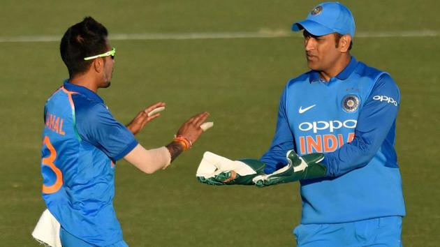 MS Dhoni evades Yuzvendra Chahal after ODI series win against New ...