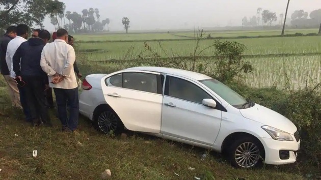 NRI businessman Chigurupati Jayaram was found dead in his car last week near Nandiagama in Krishna district if Andhra Pradesh last week.(HT PHOTO) NRI businessman Chigurupati Jayaram was found dead in his car last week near Nandiagama in Krishna district if Andhra Pradesh last week.(HT PHOTO)