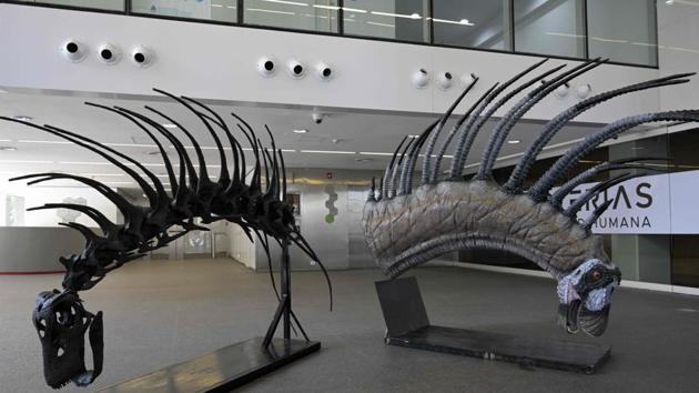 dinosaur with a spiny back