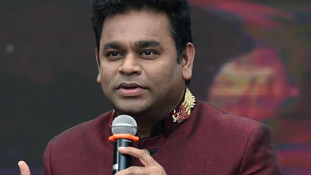 Indian music director AR Rahman speaks during an event to celebrate ten years since winning the Oscar award for Best Original Score in 2009 for the film Slumdog Millionaire, in Mumbai on February 4, 2019.(AFP)