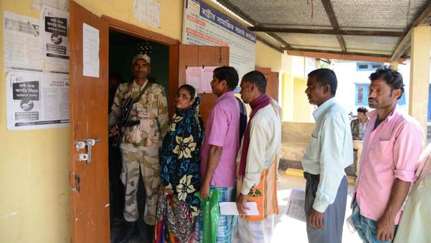 The Supreme Court on Tuesday pulled up the Centre over the National Register of Citizens (NRC) in Assam, saying that the Union home ministry comes up with different stories to destroy the process. The top court’s observation came on the home ministry’s plea for withdrawal of 167 companies of combined armed forces for two weeks from Assam as they will be deployed for elections. (Biju Boro / AFP File) The Supreme Court on Tuesday pulled up the Centre over the National Register of Citizens (NRC) in Assam, saying that the Union home ministry comes up with different stories to destroy the process. The top court’s observation came on the home ministry’s plea for withdrawal of 167 companies of combined armed forces for two weeks from Assam as they will be deployed for elections. (Biju Boro / AFP File)