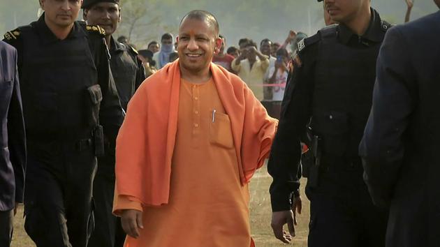 Bokaro: Chief Minister of Uttar Pradesh Yogi Adityanath arrives at Chas area helipad under Bokaro district of Jharkhand, Tuesday, Feb 5, 2019, to attend a rally of Bharatiya Janata Party (BJP) in Purulia district of West Bengal. The chief minister flew to Jharkhand's Bokaro before travelling to Purulia by road due to alleged denial of permission for his landing in West Bengal. (PTI Photo) (PTI2_5_2019_000128B) (PTI) Bokaro: Chief Minister of Uttar Pradesh Yogi Adityanath arrives at Chas area helipad under Bokaro district of Jharkhand, Tuesday, Feb 5, 2019, to attend a rally of Bharatiya Janata Party (BJP) in Purulia district of West Bengal. The chief minister flew to Jharkhand's Bokaro before travelling to Purulia by road due to alleged denial of permission for his landing in West Bengal. (PTI Photo) (PTI2_5_2019_000128B) (PTI)