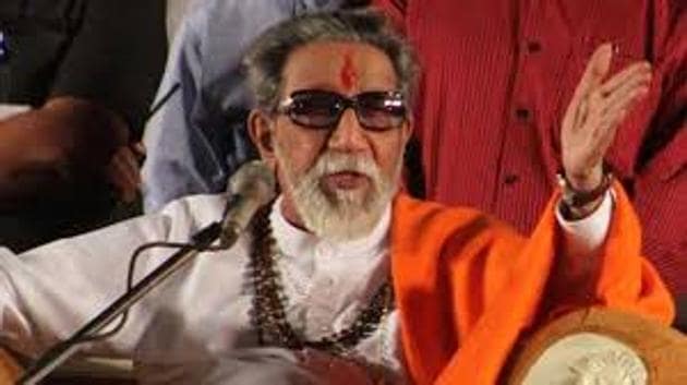 Bal Thackeray, founder of Shiv Sena.(HT PHOTO)