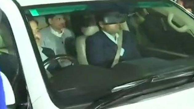 Robert Vadra leaves from the Enforcement Directorate office in New Delhi after six hours on February 6. (ANI Photo/ Twitter) Robert Vadra leaves from the Enforcement Directorate office in New Delhi after six hours on February 6. (ANI Photo/ Twitter)
