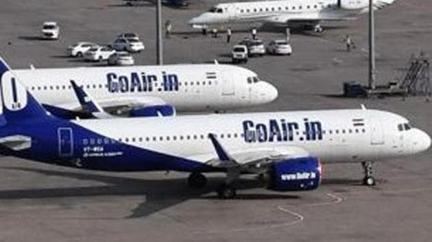 A GoAir plane was hit by a bird while taking off with 156 passengers on June 21, 2017. The pilot switched off the wrong engine after the incident. (AFP file photo) A GoAir plane was hit by a bird while taking off with 156 passengers on June 21, 2017. The pilot switched off the wrong engine after the incident. (AFP file photo)