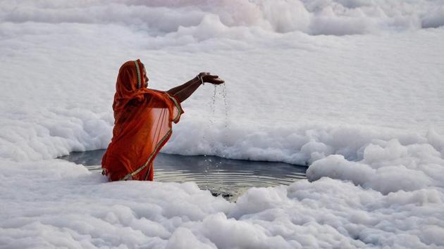 Haryana has denied Delhi government’s allegation that its actions were polluting river Yamuna in Delhi and said that Delhi was the major contributor of ammonia in the river waters. (PTI File) Haryana has denied Delhi government’s allegation that its actions were polluting river Yamuna in Delhi and said that Delhi was the major contributor of ammonia in the river waters. (PTI File)