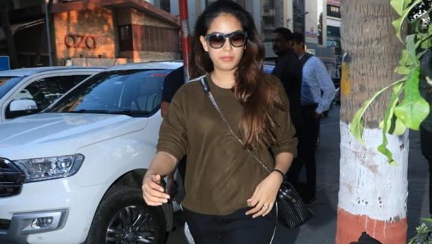 Mira Rajput spotted at Soho House, Juhu, Mumbai (Viral Bhayani) Mira Rajput spotted at Soho House, Juhu, Mumbai (Viral Bhayani)
