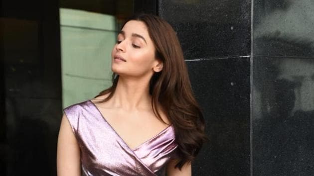 Alia Bhatt promoting her upcoming movie Gully Boy.(Varinder Chawla)