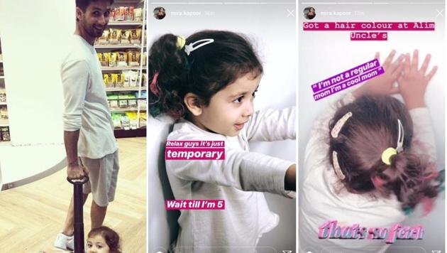 Mira Rajput has shared new pictures of her daughter Misha. (Instagram) Mira Rajput has shared new pictures of her daughter Misha. (Instagram)