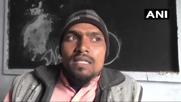 The teacher, Afzal Hussain (pictured), said he did not say ‘Vande Mataram’ as the same is against his religious belief.(ANI/Twitter)