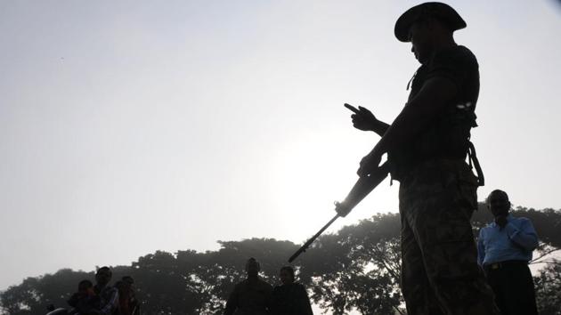 At least ten Maoists were killed on Thursday in an ongoing gun battle with security forces deep in a jungle in Chhattisgarh’s Bijapur district. The encounter started at around 11am when a team of security forces reached the spot in the jungle where Maoists were being trained, officials said. (Parwaz Khan / HT Archive / Representative image) At least ten Maoists were killed on Thursday in an ongoing gun battle with security forces deep in a jungle in Chhattisgarh’s Bijapur district. The encounter started at around 11am when a team of security forces reached the spot in the jungle where Maoists were being trained, officials said. (Parwaz Khan / HT Archive / Representative image)