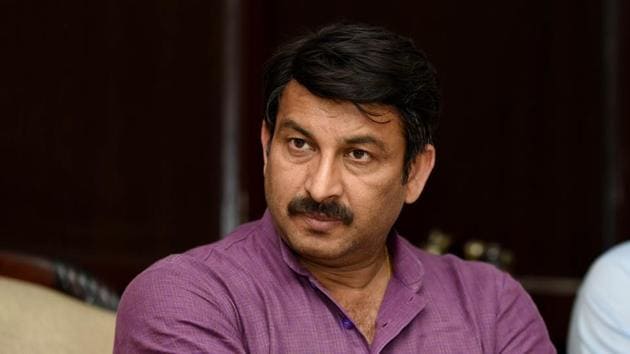 Delhi BJP president Manoj Tiwari was invited to inaugurate South Delhi Municipal Corporation’s first ‘model school’ in Malviya Nagar on January 29, 2019. (Amal KS/HT PHOTO) Delhi BJP president Manoj Tiwari was invited to inaugurate South Delhi Municipal Corporation’s first ‘model school’ in Malviya Nagar on January 29, 2019. (Amal KS/HT PHOTO)