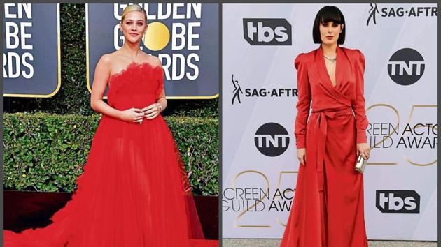 Take inspiration from these ladies to flaunt red in style(Getty Images)