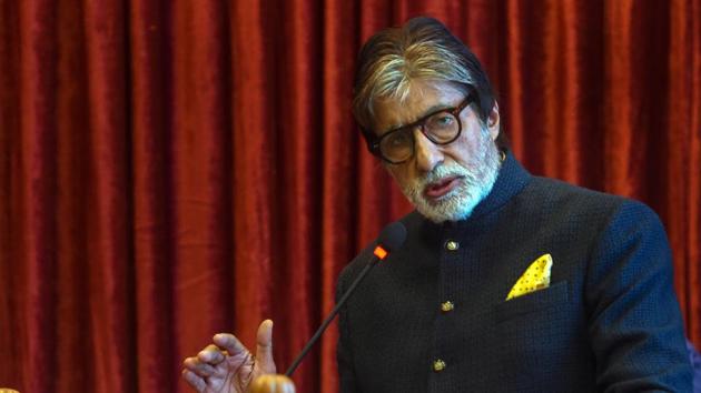 Bollywood actor Amitabh Bachchan speaks during an event. (PTI) Bollywood actor Amitabh Bachchan speaks during an event. (PTI)