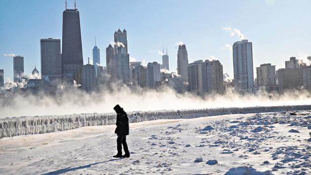 While scientists are always wary of linking climate change directly to extreme weather events, there is enough evidence to suggest that severe cold weather events — such as the polar vortex that has currently engulfed North America — can be caused by anthropogenic (human-made) climate change(AFP)