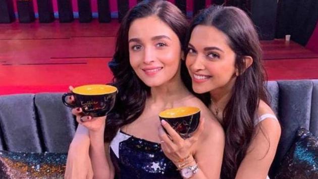 Alia Bhatt and Deepika Padukone on Koffee with Karan.