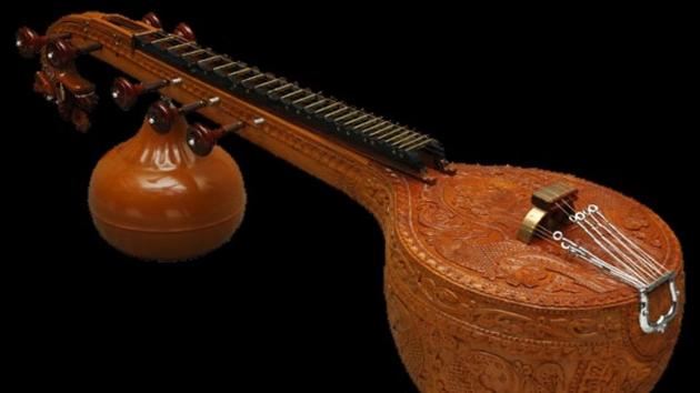 The practice of playing the veena, Saraswati’s chosen instrument, is fading away.(Courtesty: Wikipedia)